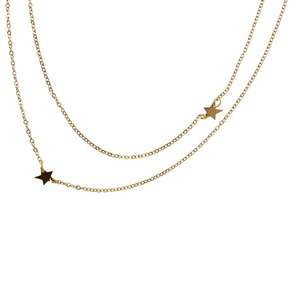 jennifer zeuner Jewelry - Jennifer Zeuner Star Double Necklace jennifer zeuner Jewelry - Jennifer Zeuner Star Double Necklace